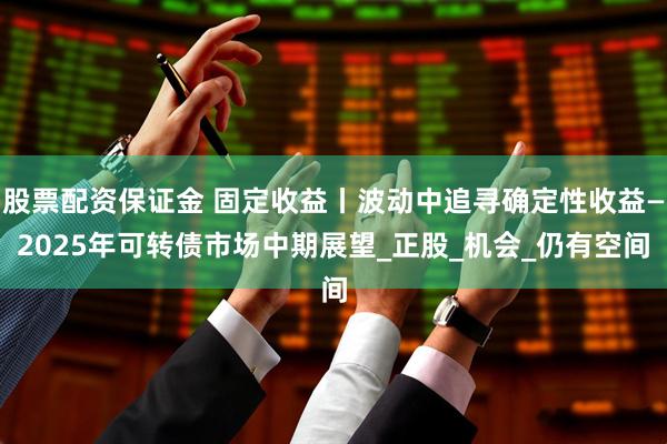 股票配资保证金 固定收益丨波动中追寻确定性收益—2025年可转债市场中期展望_正股_机会_仍有空间