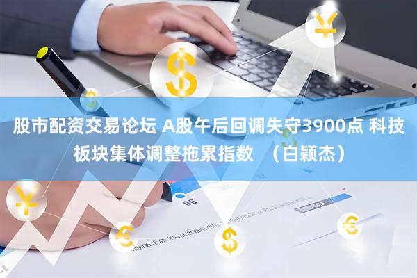 股市配资交易论坛 A股午后回调失守3900点 科技板块集体调整拖累指数  （白颖杰）